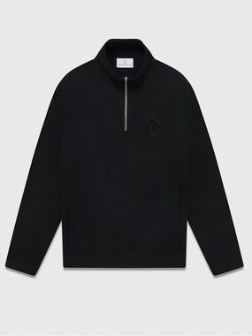 OVO SIGNATURE QUARTER-ZIP MOCKNECK SWEATSHIRT